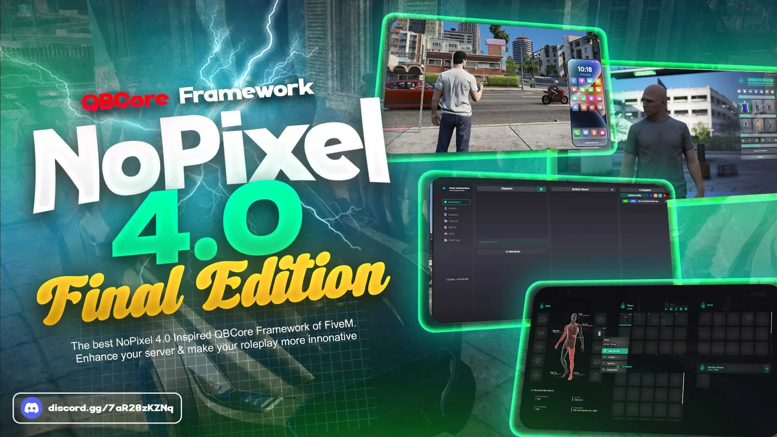 QBCore NoPixel 4.0 Clone - Premium FiveM Script for QB Core